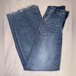 Judy Blue Frayed Hem Blue Jeans